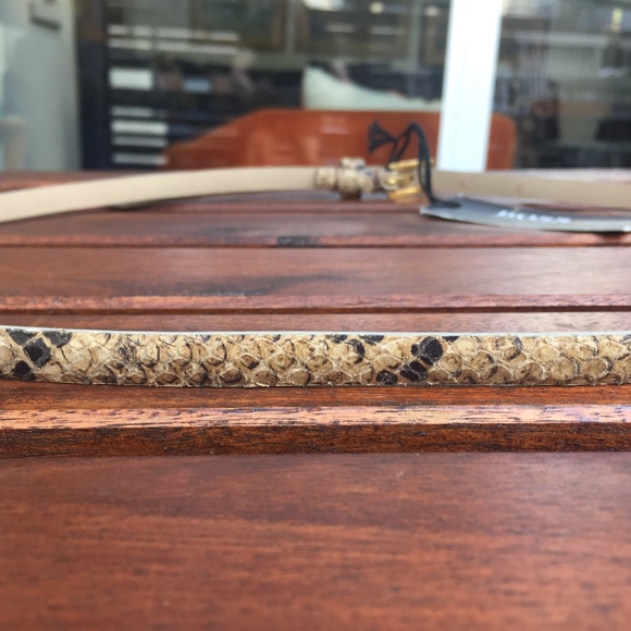 Hugo Boss Camie Snake leather belt Sz 32 main image 7